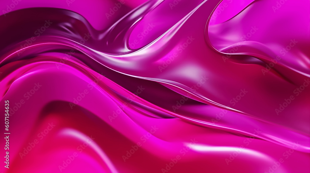 Fototapeta premium A pink liquid with a purple background.