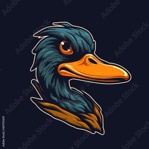 Angry Duck logo for game