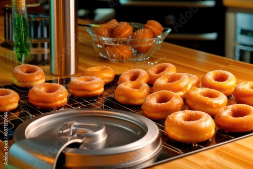 make donuts in the kitchen and stuff food photography