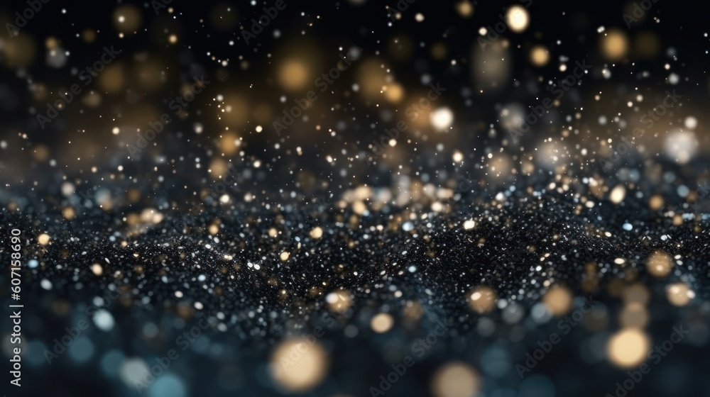 Abstract bokeh lights. Generative AI Abstract bokeh lights. Generative AI