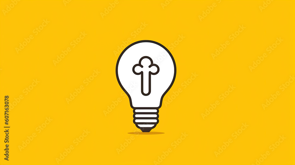 Illuminating Ideas: Lightbulb Icon Shines with Creative Inspiration Illuminating Ideas: Lightbulb Icon Shines with Creative Inspiration