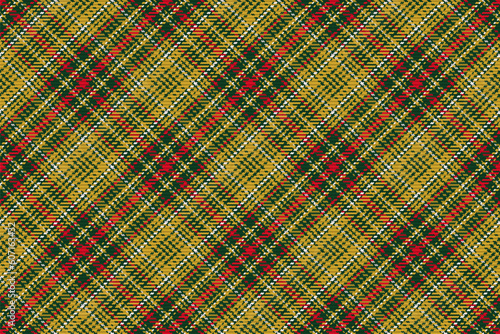 Seamless pattern of scottish tartan plaid. Repeatable background with check fabric texture. Vector backdrop striped textile print.