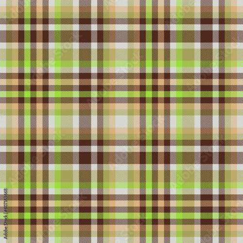 Pattern texture fabric of tartan vector textile with a plaid background check seamless.