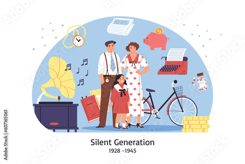 Silent Generation Family Composition