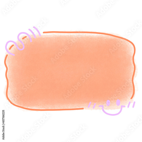 Cute chat boxes pastel color 