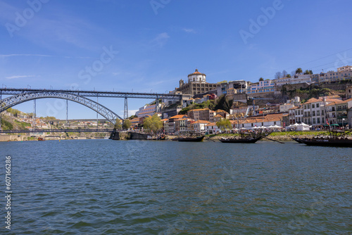 Ribeira and Dom Luis I Bridge in Porto, Portugal