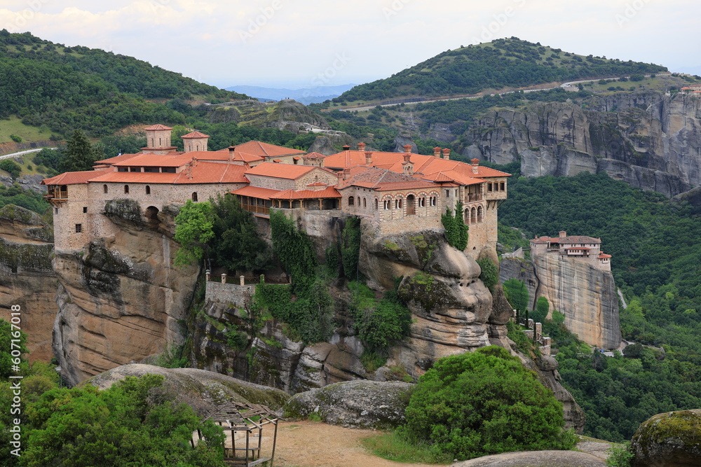Holy Monastery of Varlaam at the complex of Meteora monasteries in Greece