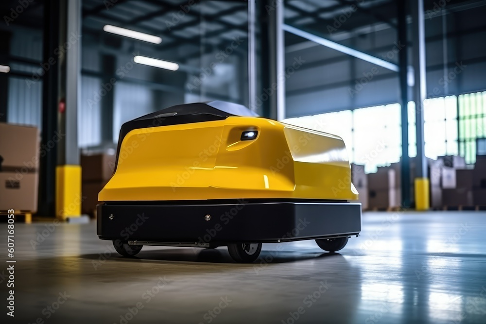 Streamlining Warehouse Efficiency: AGV (Automated Guided Vehicle) Navigating Logistics with Precision