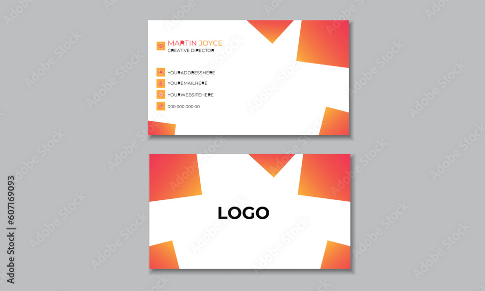 Double-sided creative business card template, creative modern name card and business card, Creative and modern business card template, Futuristic business card design, horizontal simple clean template Double-sided creative business card template, creative modern name card and business card, Creative and modern business card template, Futuristic business card design, horizontal simple clean template
