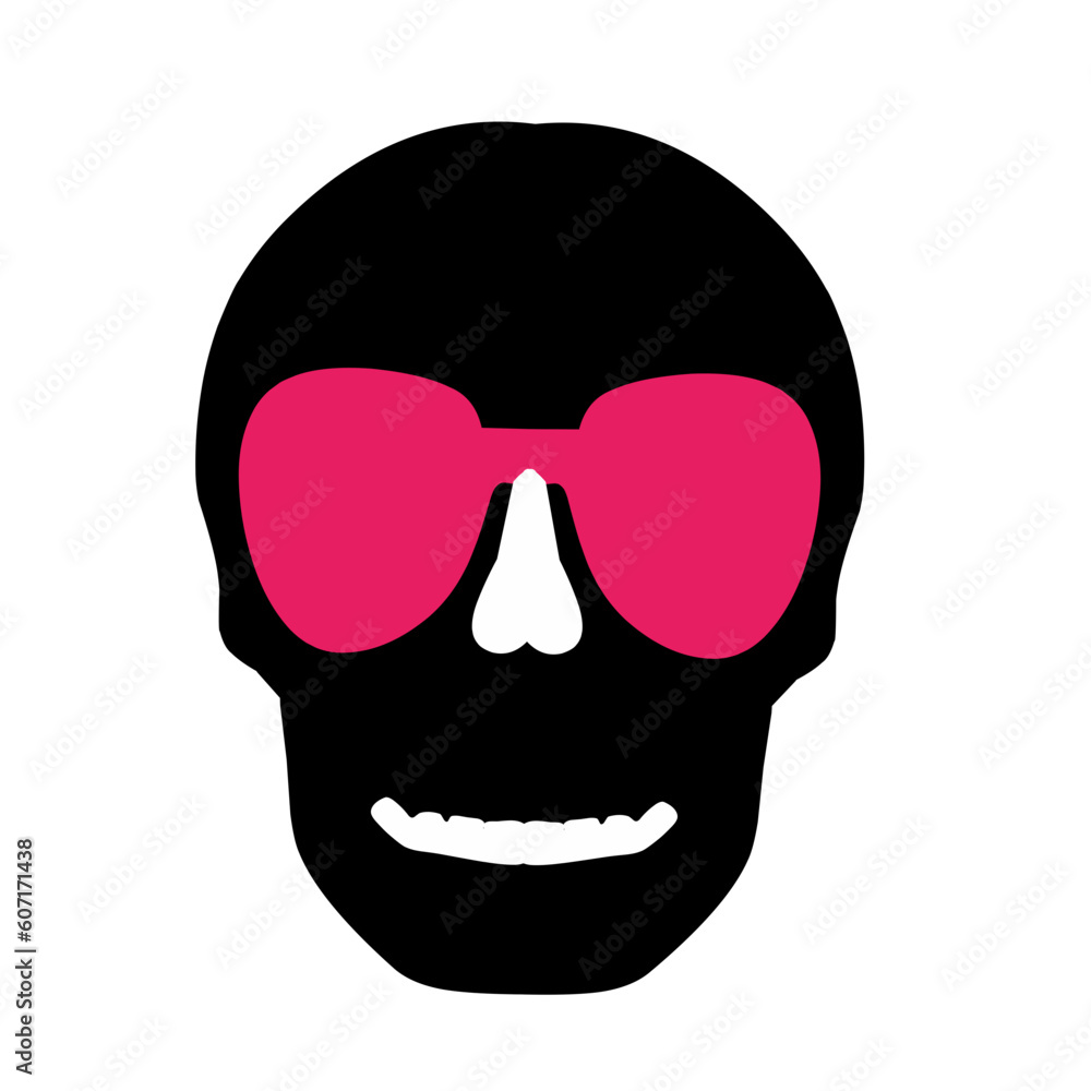 game logo icon illustration with skull head game logo icon illustration with skull head