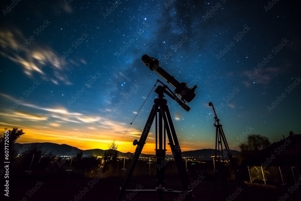 Capturing the Majestic Milky Way through a Modern Telescope, Unveiling the Milky Way's Beauty with Astrophotography