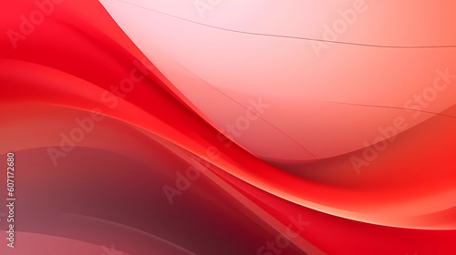 Abstract red background with waves
