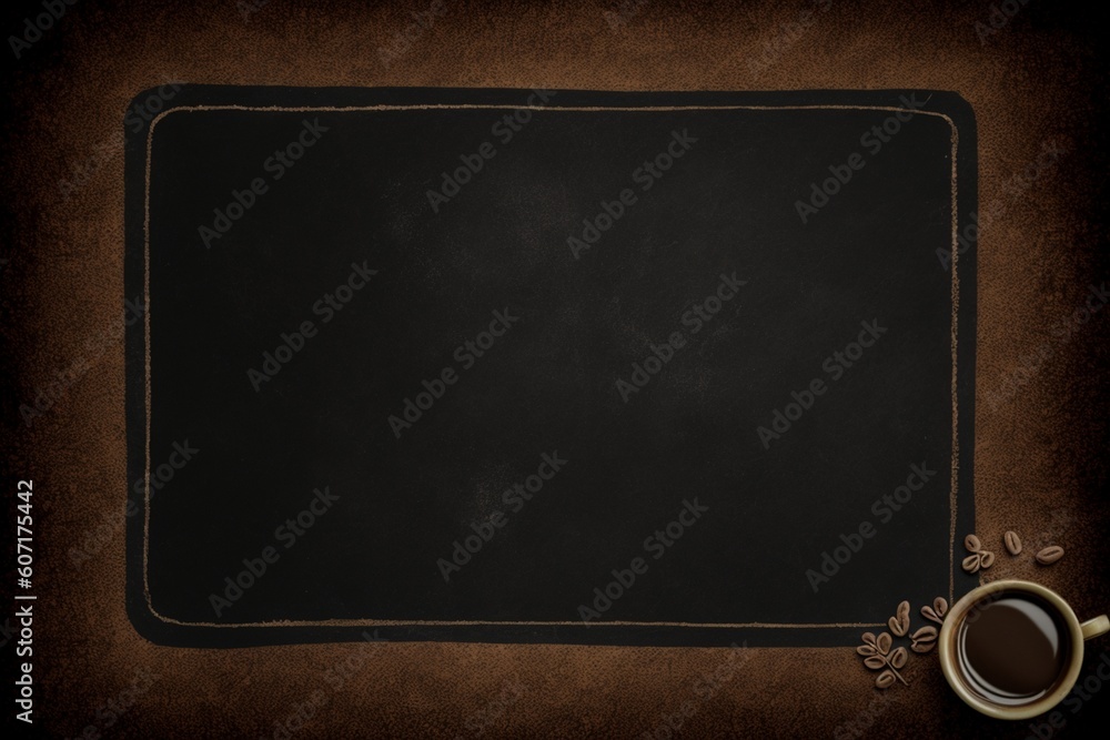 Fototapeta premium Empty picture frame with copy space for quotes, products, photos Generative AI