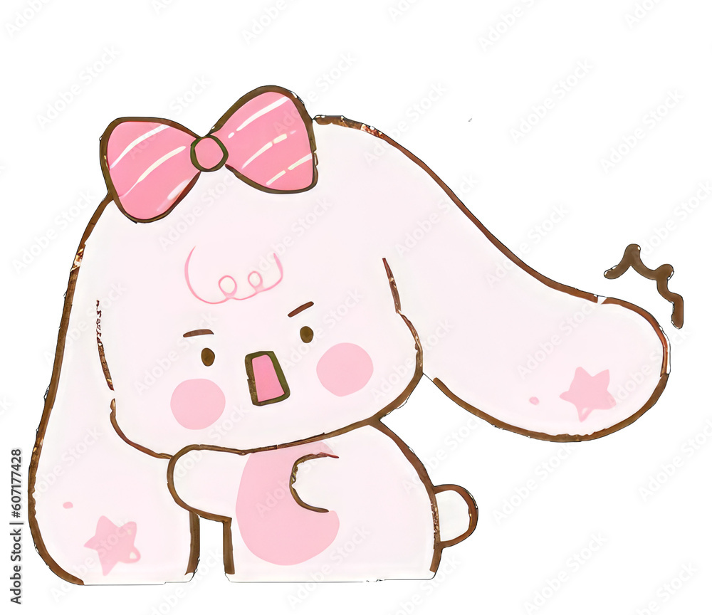 Fototapeta premium pink rabbit