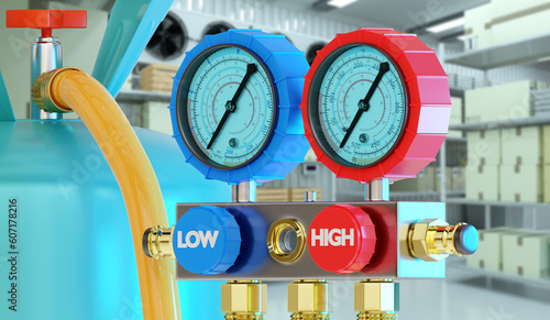 Canvas Print Refrigeration equipment