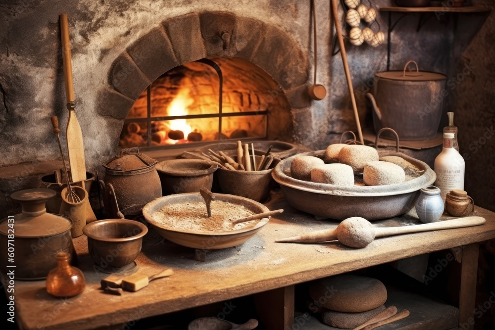 make pastry in front traditional oven stuff food photography make pastry in front traditional oven stuff food photography