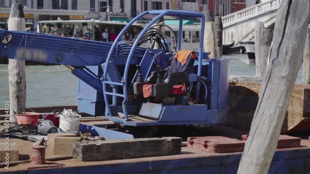 truck transport in Italian Venice truck transport in Italian Venice