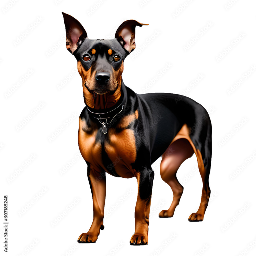 An illustration dog(German Pinscher) An illustration dog(German Pinscher)