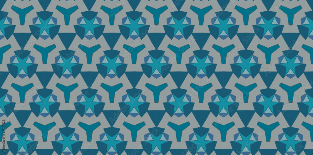 seamless contemporary batik pattern