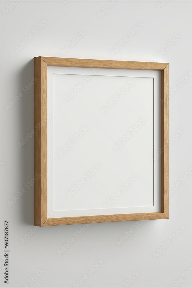 Empty picture frame with copy space for quotes, products, photos Generative AI Empty picture frame with copy space for quotes, products, photos Generative AI