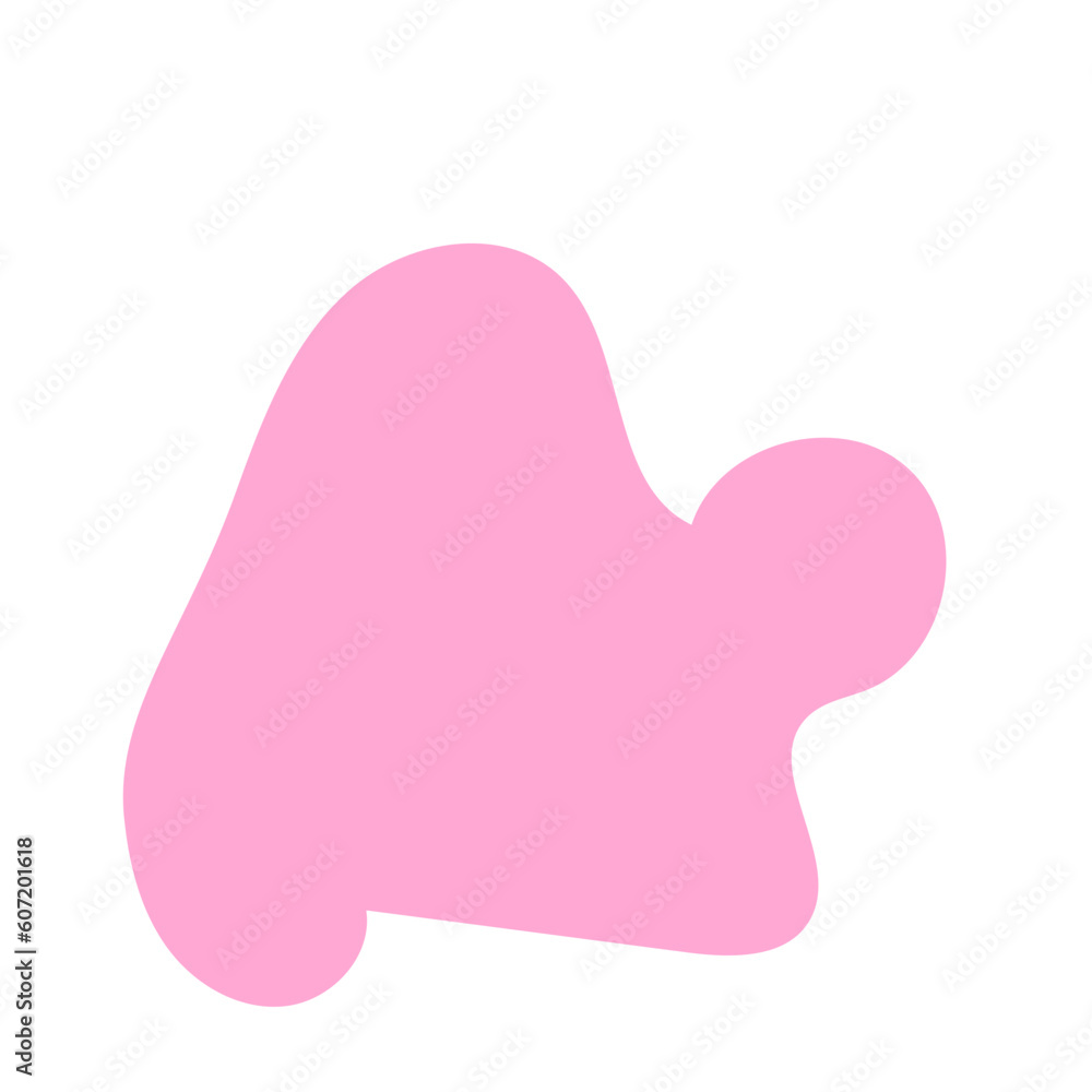 Pink abstract shape vector Pink abstract shape vector