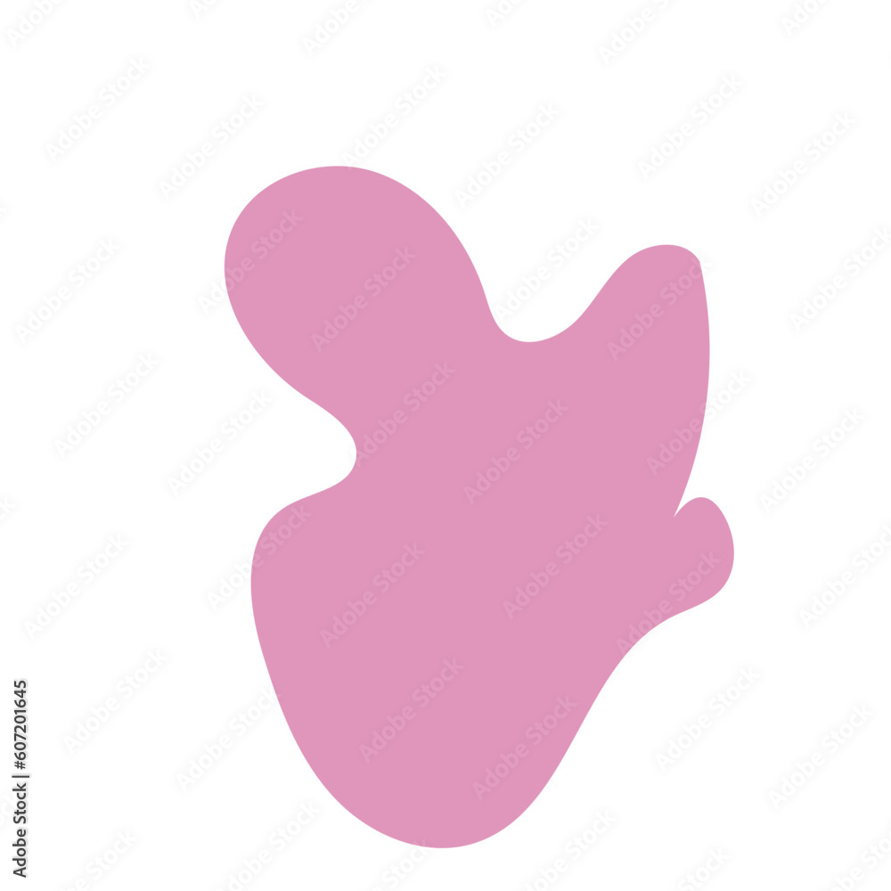 Pink abstract shape vector Pink abstract shape vector