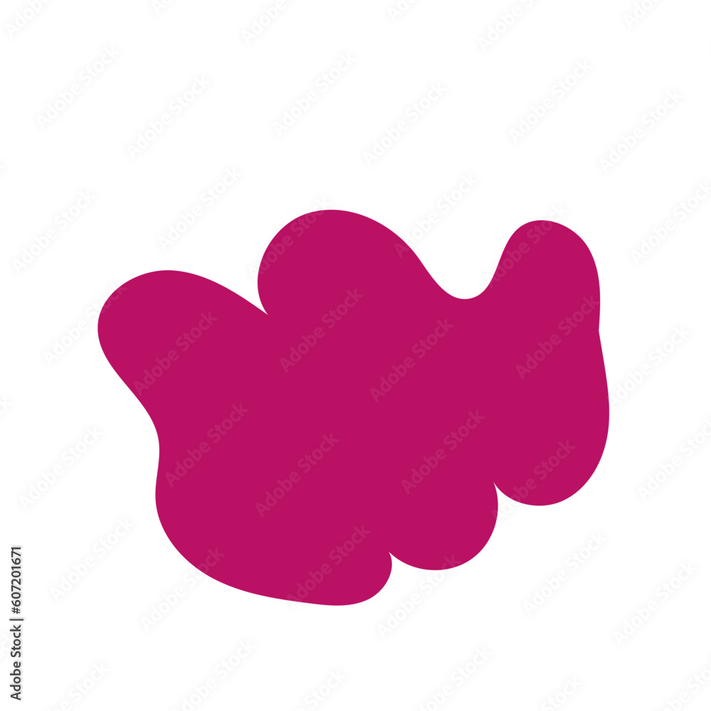 Pink abstract shape vector Pink abstract shape vector