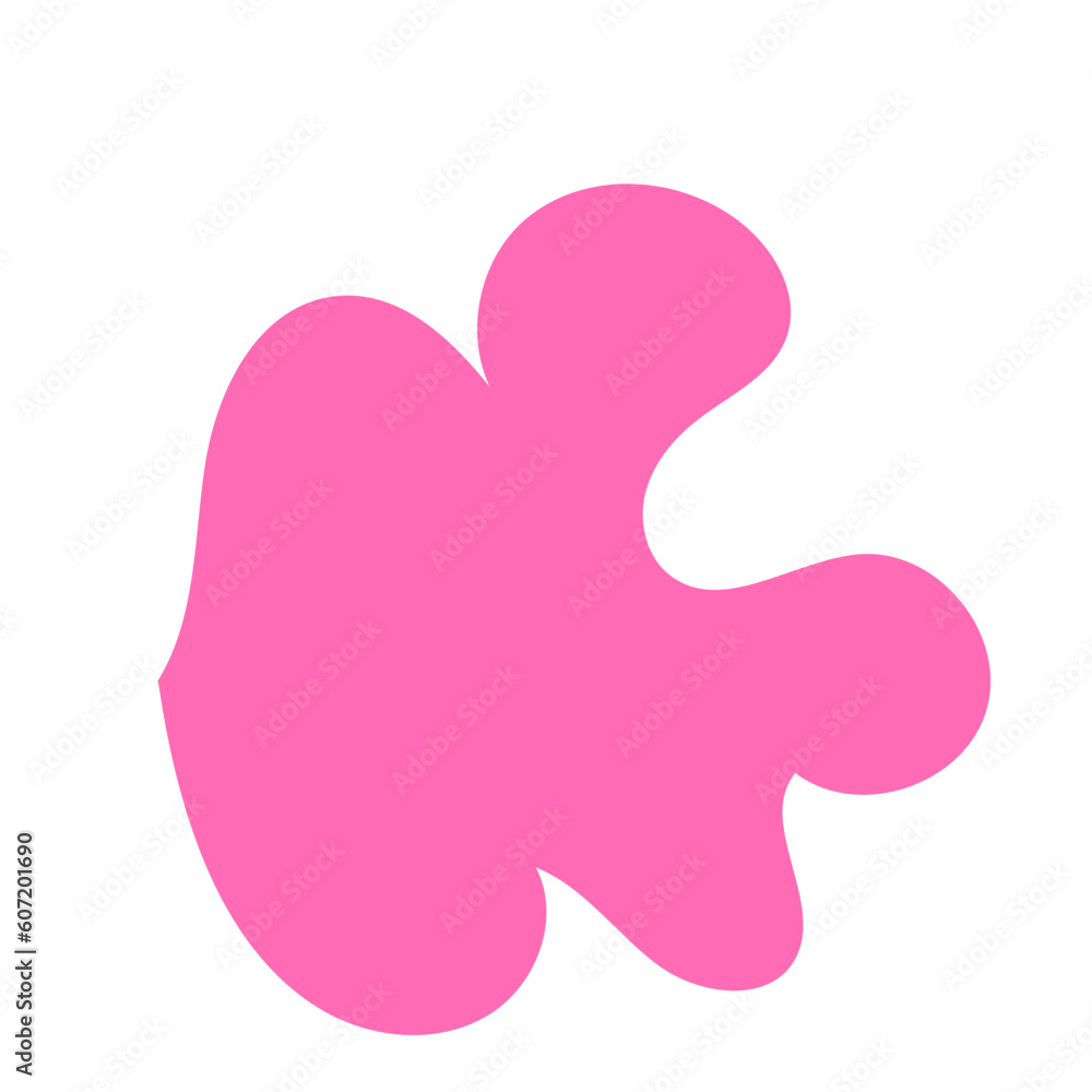 Pink abstract shape vector Pink abstract shape vector
