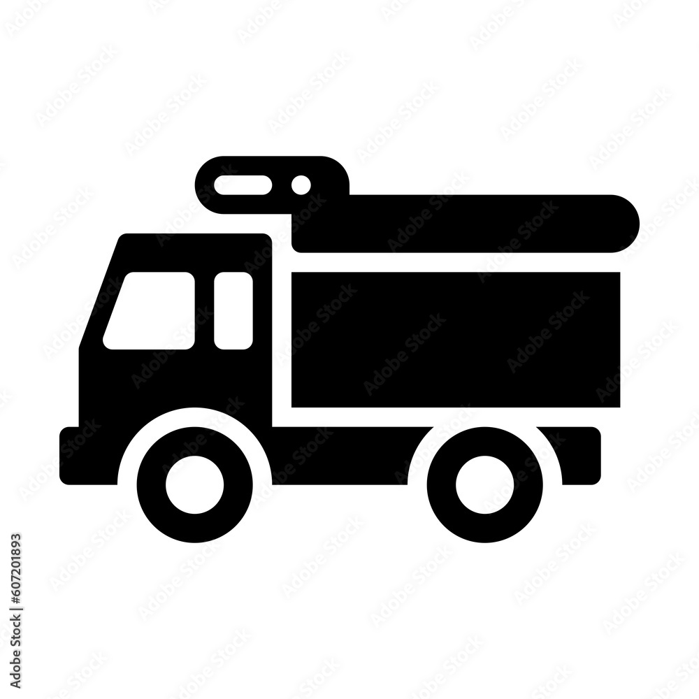 dump truck glyph style icon, vector icon can be used for mobile, ui, web dump truck glyph style icon, vector icon can be used for mobile, ui, web