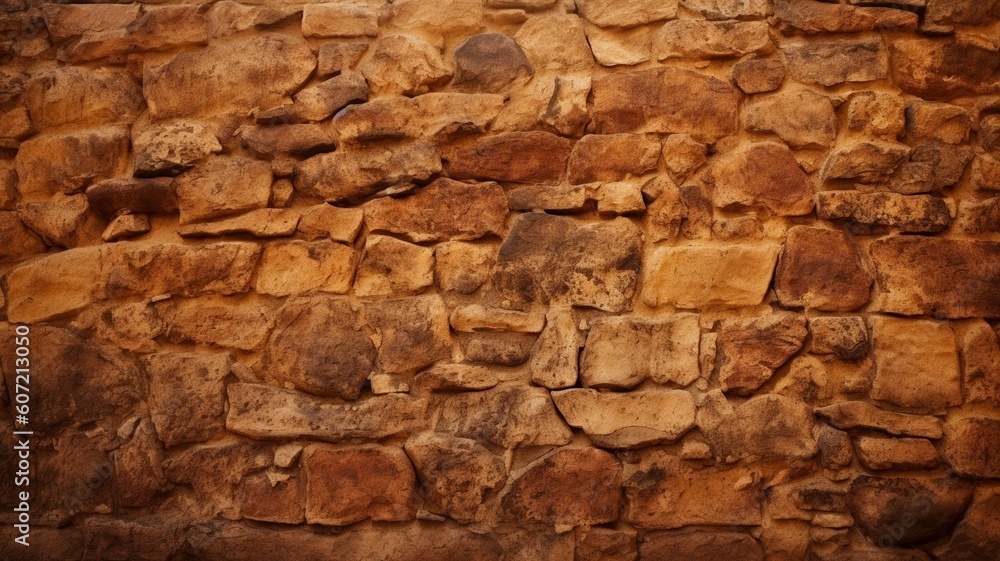 various sized stone wall texture Generative AI