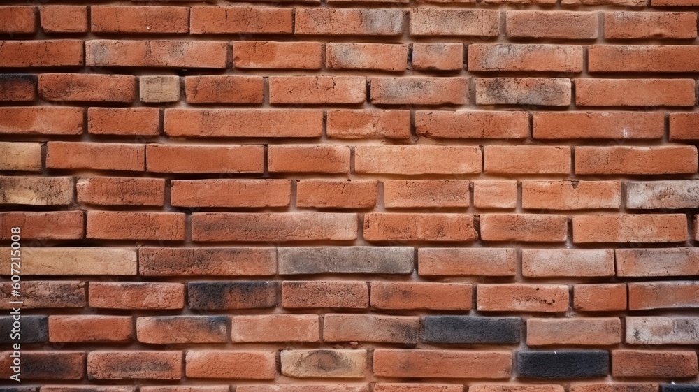 Old brick wall design Generative AI Old brick wall design Generative AI