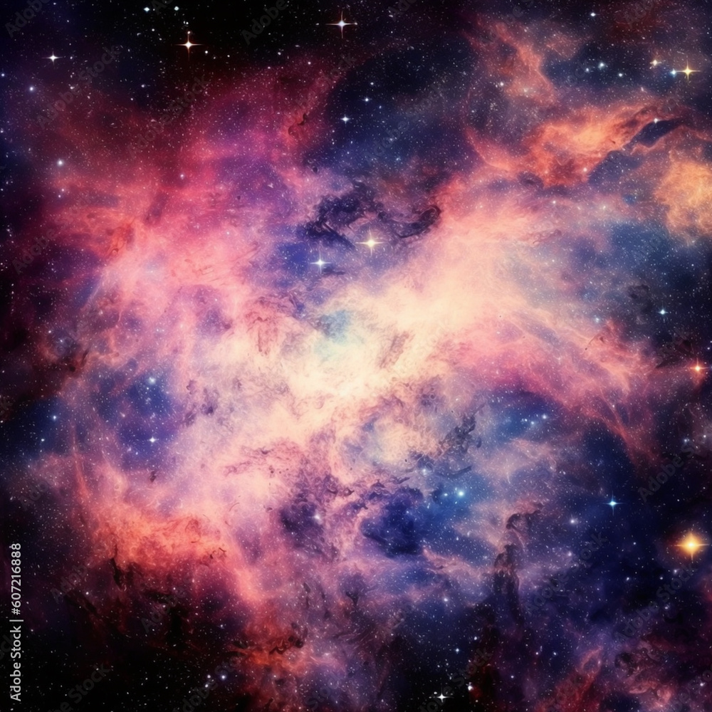 Fototapeta premium stars and nebula