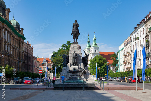 Grunwald Monument in Krakow