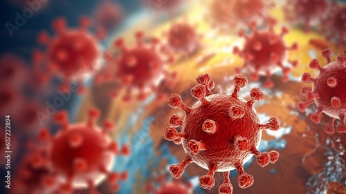 worldwide illness and viral dissemination coronavirus. GENERATE AI