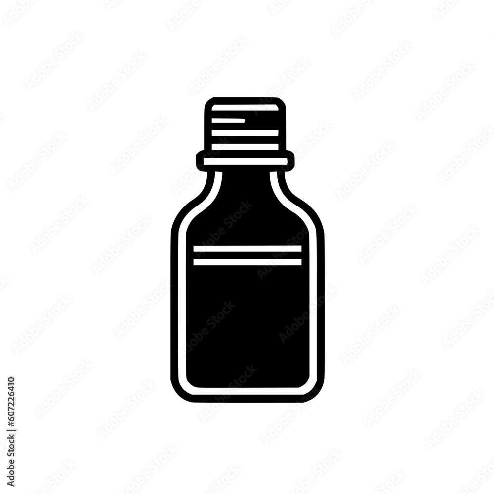 Bottle vector illustration isolated on transparent background