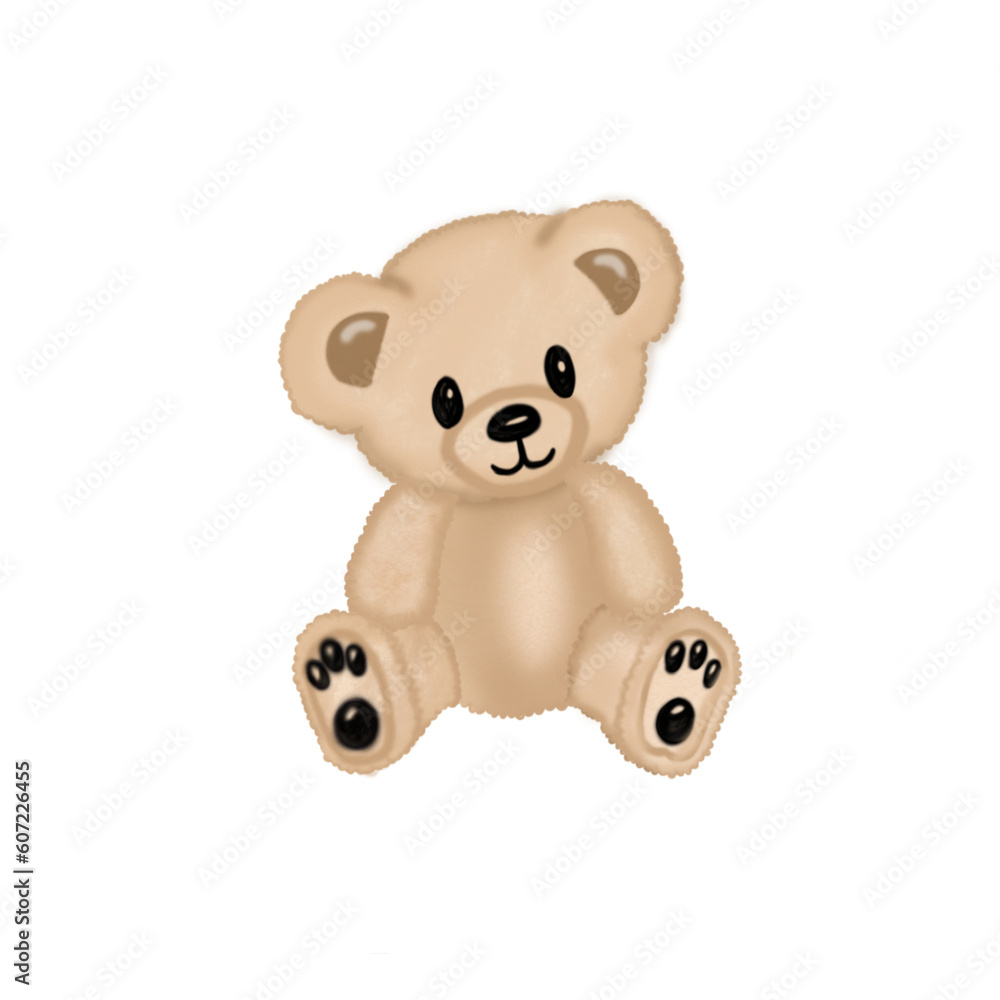 Obraz premium teddy bear with heart