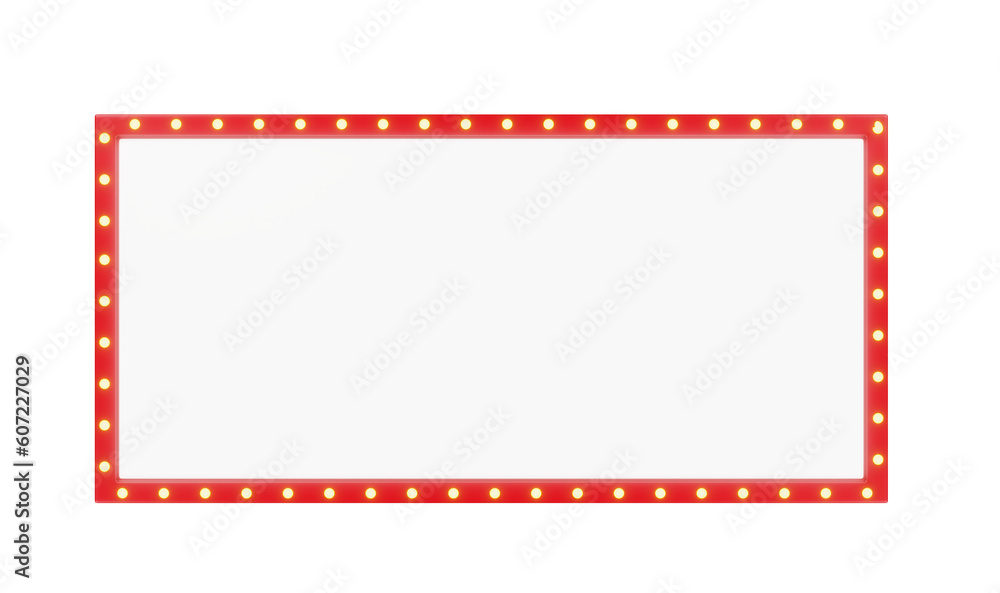 rectangle red vintage retro sign element isolated on white background. rectangle red vintage retro sign element isolated. rectangle red vintage retro sign element isolated 3d illustration render