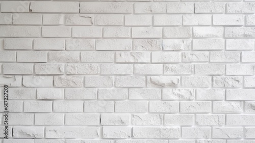 white brick wall background Generative AI
