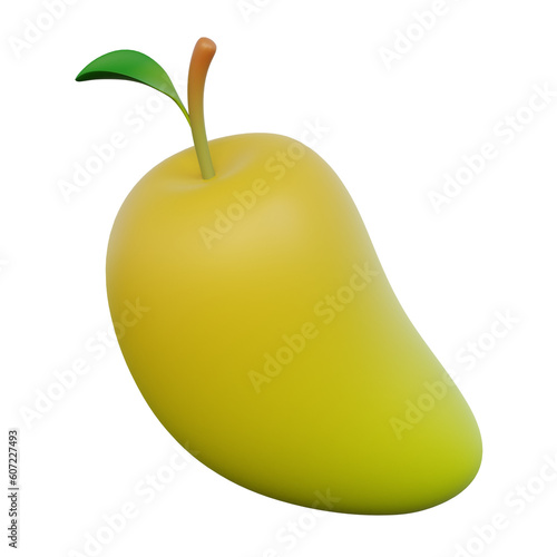 Mango 3d illustration