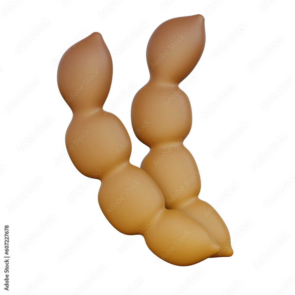 tamarind 3d illustration tamarind 3d illustration