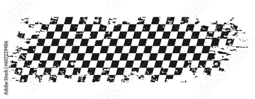Grunge race flag vector design transparent background. Speed flags vector illustration isolated photo