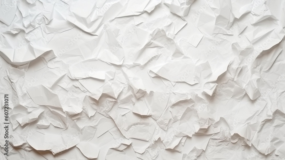 Crumpled paper texture background Generative AI Crumpled paper texture background Generative AI