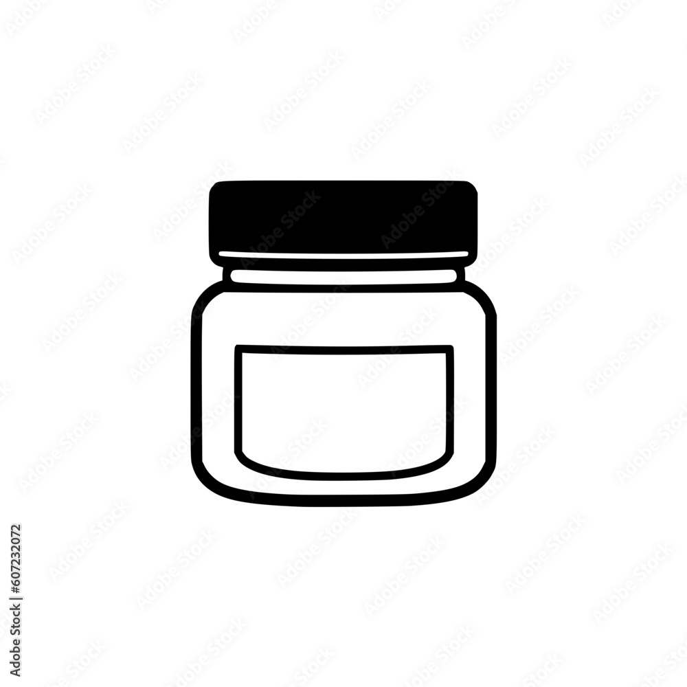 Ointment bottle vector illustration isolated on transparent background Ointment bottle vector illustration isolated on transparent background