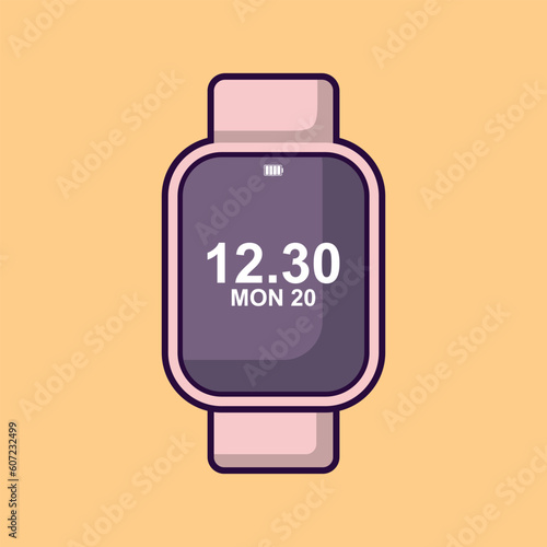 Smart watch Vector, Modern Digital Watch