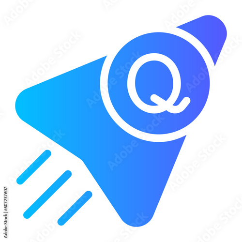 quetzal gradient icon