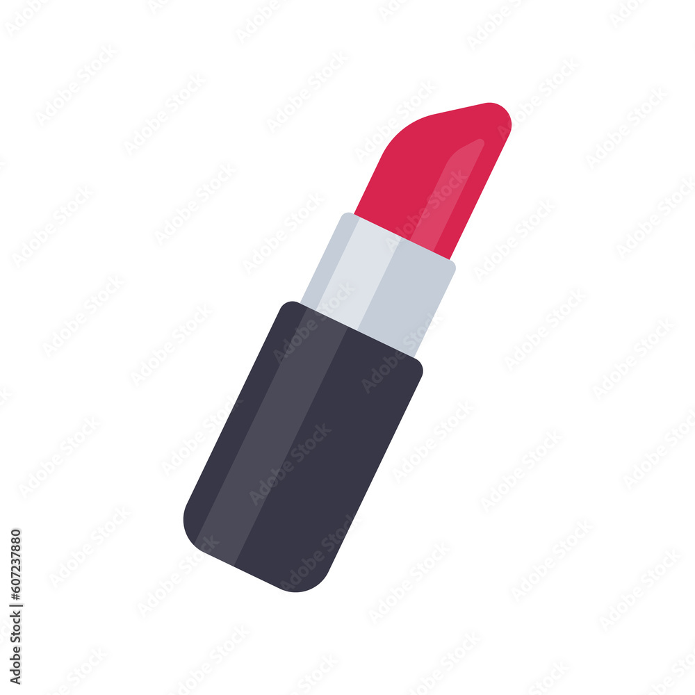 beauty equipment Bright red lipstick cosmetics change the color of a woman's lips to be beautiful. beauty equipment Bright red lipstick cosmetics change the color of a woman's lips to be beautiful.
