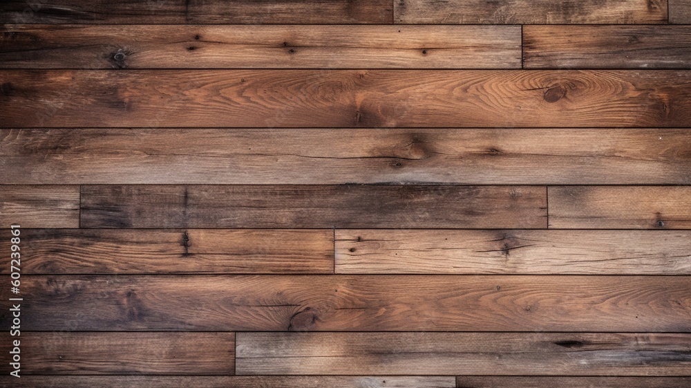 Wooden planks background wall Generative AI Wooden planks background wall Generative AI