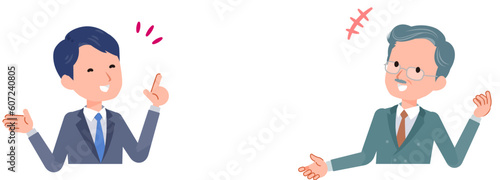 会話をしているビジネスシーン