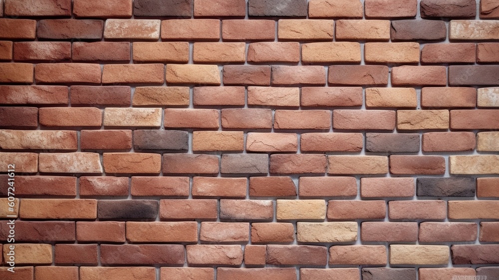 Obraz premium Brick wall background Generative AI