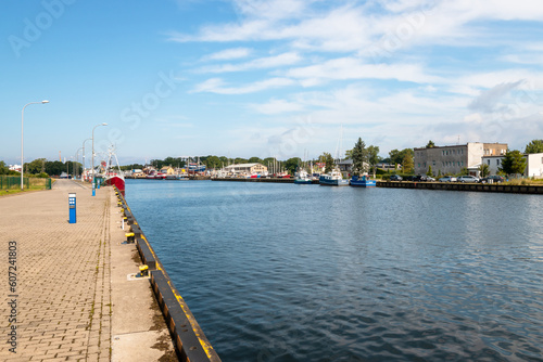 Stuff channel in Darłowo. A seaside tourist town. A beautiful summer day. Baltic Sea, Poland © p  a  t  r  i  c  k